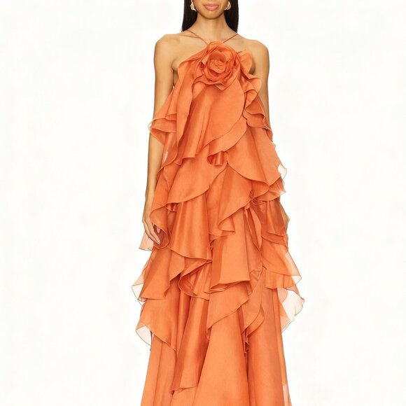 AJE Pandorea Layered Maxi Dress - Picture 1 of 9